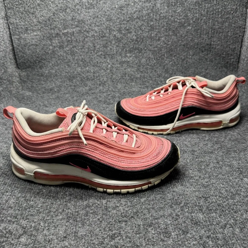 Nike Air Max 97 Mens 8 Pink Black Running Shoes Sneakers DZ5327-600